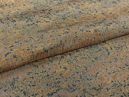 平和屋着物▽上質な小紋　単衣　霞文　正絹　逸品　AABK7241jh