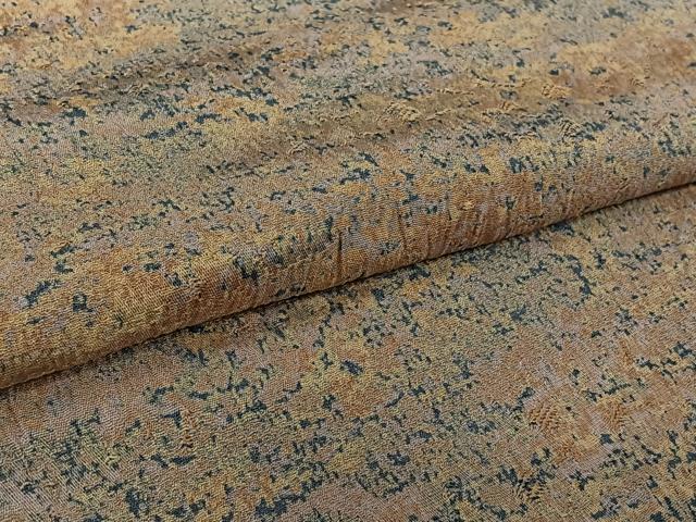 平和屋着物▽上質な小紋　単衣　霞文　正絹　逸品　AABK7241jh