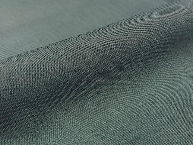 平和屋着物▽上質な小紋　無双　紗袷　紗×紗　霞文　暈し染め　正絹　逸品　AABK7246jh