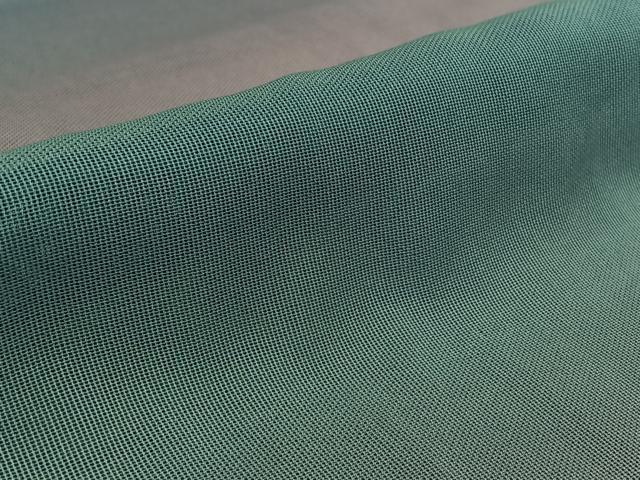 平和屋着物▽上質な小紋　無双　紗袷　紗×紗　霞文　暈し染め　正絹　逸品　AABK7246jh
