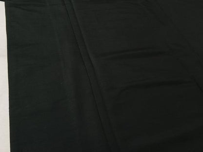 平和屋着物▽男性　色無地　単衣　暗黒色　洗える着物　AABK7254jh