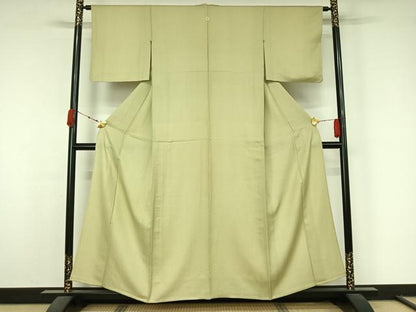 平和屋着物▽江戸小紋　単衣　鮫小紋柄　正絹　逸品　AABK7276jh