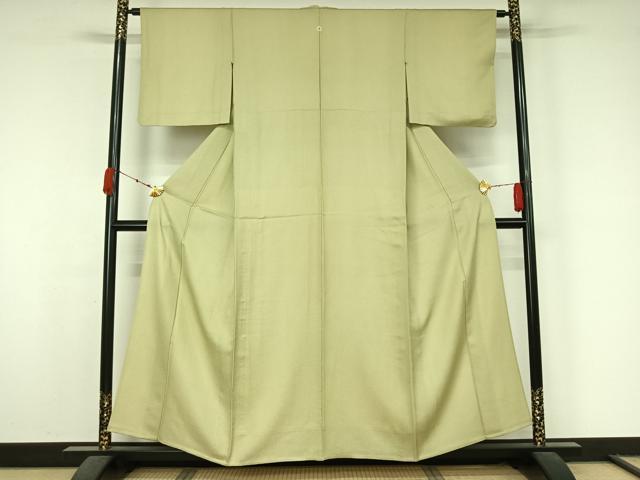 平和屋着物▽江戸小紋　単衣　鮫小紋柄　正絹　逸品　AABK7276jh