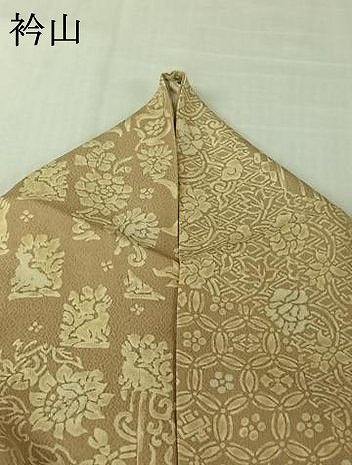 平和屋着物▽上質な小紋　単衣　吉祥花文　伊勢丹扱い　正絹　逸品　AABK7284jh
