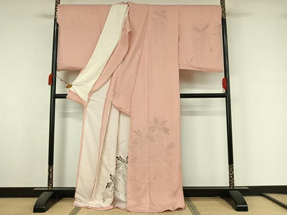 平和屋着物▽訪問着　無双　紗袷　紗×絽　藤花房　仮絵羽　正絹　逸品　未使用　AABK7286jh
