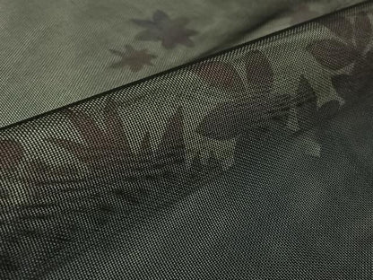 平和屋着物▽訪問着　無双　紗袷　紗×紗　草花文　正絹　逸品　AABK7304jh
