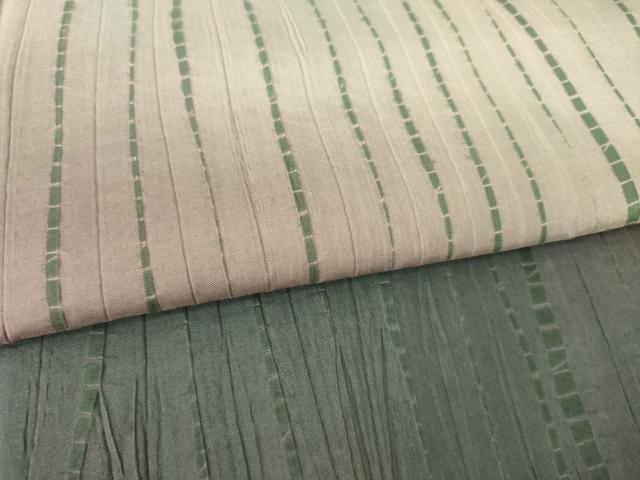 平和屋着物●本場縞大島紬　訪問着　竜巻絞り　暈し染め　正絹　逸品　AABK7332ck