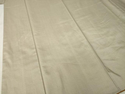 平和屋着物●上田紬　江戸小紋　万筋　飴色×湊鼠色　証紙付き　正絹　逸品　AABK7335ck