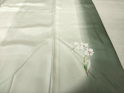 平和屋着物●上質な小紋　間道　暈し染め　正絹　逸品　AABK7341ck