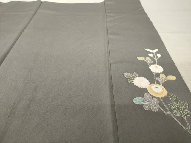 平和屋着物●訪問着　友禅　作家物　風景松花文　暈し染め　金彩　正絹　逸品　AABK7342ck