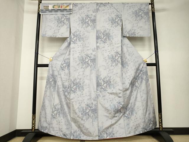 平和屋着物●都喜ヱ門　本場大島紬　7マルキ　総絣　季節のきらめき　藤絹織物謹製　証紙付き　正絹　逸品　AABK7344ck