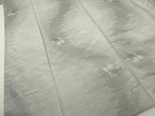 平和屋着物●本場大島紬　白大島　名匠たかし　白大島　7マルキ　総絣　枝花文　証紙付き　正絹　逸品　AABK7348ck