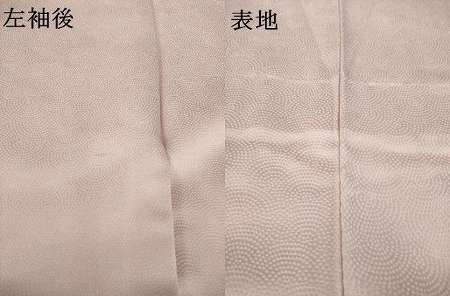 平和屋着物●訪問着　刺繍　草花文　銀彩　正絹　逸品　AABK7354ck