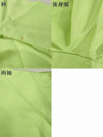 平和屋着物●色留訪問着　刺繍　地紙花文　暈し染め　正絹　逸品　未使用　AABK7359ck