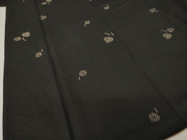平和屋着物●印傅　小紋　葵　ますいわ屋扱い　正絹　逸品　AABK7363ck