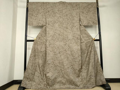 平和屋着物●本場大島紬　9マルキ　遠山樹林文　正絹　逸品　AABK7369ck