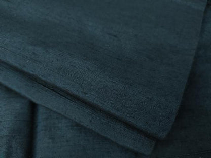 平和屋着物●男性　紬　アンサンブル　色無地　藍鉄色　正絹　逸品　AABK7370ck