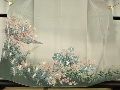平和屋着物●訪問着　友禅　作家物　天の橋立　暈し染め　正絹　逸品　AABK7377ck