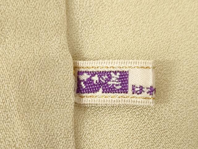 平和屋着物●国際的オートクチュール　デザイナー　君島一郎　KIMIJIMA　訪問着　刺繍　笹　暈し染め　さが美扱い　正絹　逸品　AABK7383ck
