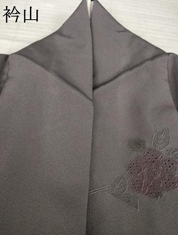 平和屋着物●訪問着　総刺繍　中国三大刺繍　スワトウ刺繍　汕頭刺繍　向い鳥飾花文　暈し染め　金糸　正絹　逸品　AABK7385ck