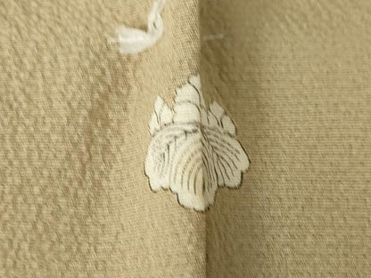 平和屋着物●染色作家　斉藤三才　小紋　霞文　暈し染め　正絹　逸品　未使用　AABK7387ck