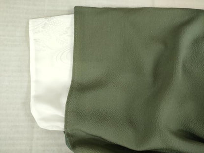 平和屋着物●染色作家　斉藤三才　小紋　霞文　暈し染め　正絹　逸品　AABK7388ck