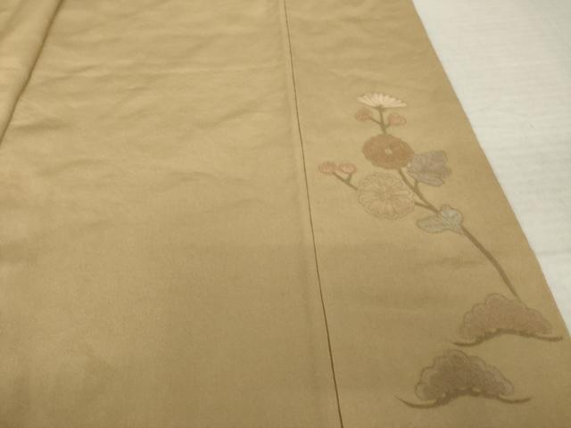 平和屋着物●訪問着　総刺繍　中国三大刺繍　汕頭刺繍　スワトウ刺繍　相良刺繍　道長正倉院花文　正絹　逸品　AABK7433ck