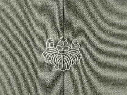 平和屋着物●訪問着　作家物　刺繍　枝花文　暈し染め　金銀彩　正絹　逸品　AABK7434ck