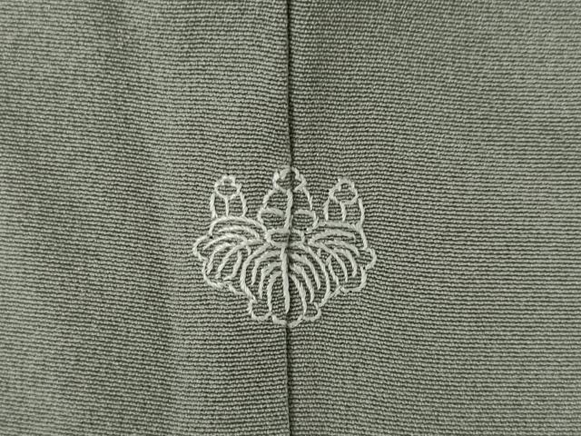 平和屋着物●訪問着　作家物　刺繍　枝花文　暈し染め　金銀彩　正絹　逸品　AABK7434ck