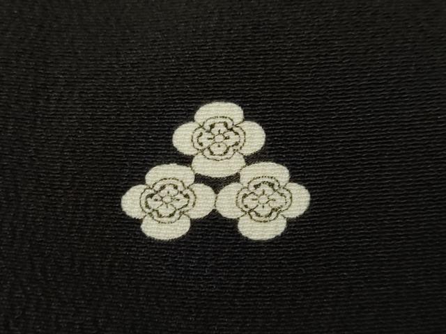 平和屋着物●野口真造　大彦二代目　江戸染繍友禅　黒留袖　刺繍　流水風景花文　金糸　正絹　逸品　AABK7442ck