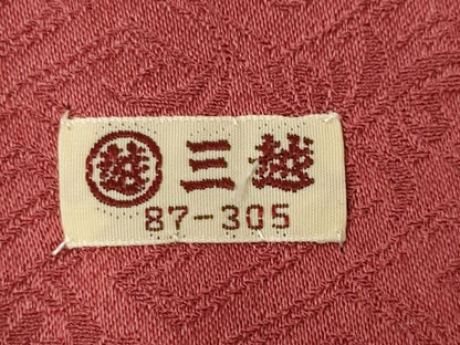 平和屋着物●創業460年・千總　訪問着　駒刺繍　流水風景花文　金彩　三越扱い　正絹　逸品　AABK7444ck