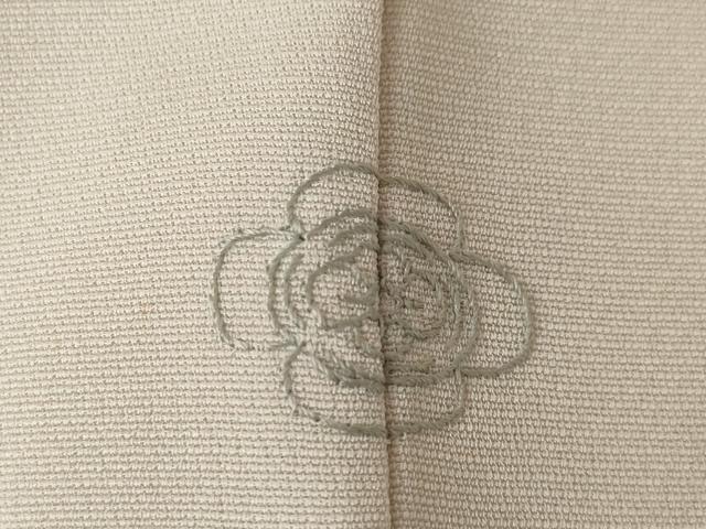 平和屋着物●訪問着　総刺繍　横段花文　正絹　逸品　AABK7447ck