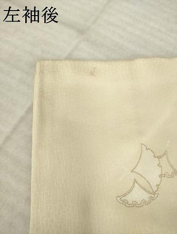 平和屋着物●上質な小紋　銀杏　正絹　逸品　AABK7455ck