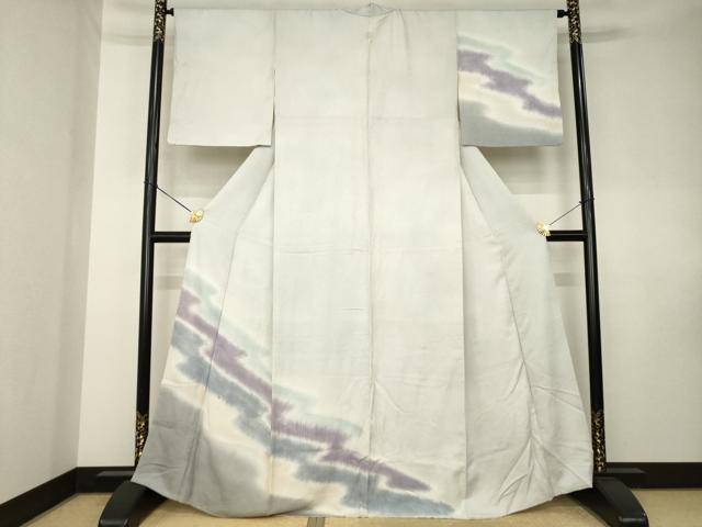 平和屋着物●訪問着　絞り　流水文　暈し染め　高島屋扱い　正絹　逸品　AABK7459ck