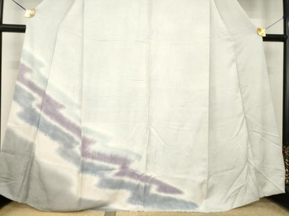 平和屋着物●訪問着　絞り　流水文　暈し染め　高島屋扱い　正絹　逸品　AABK7459ck