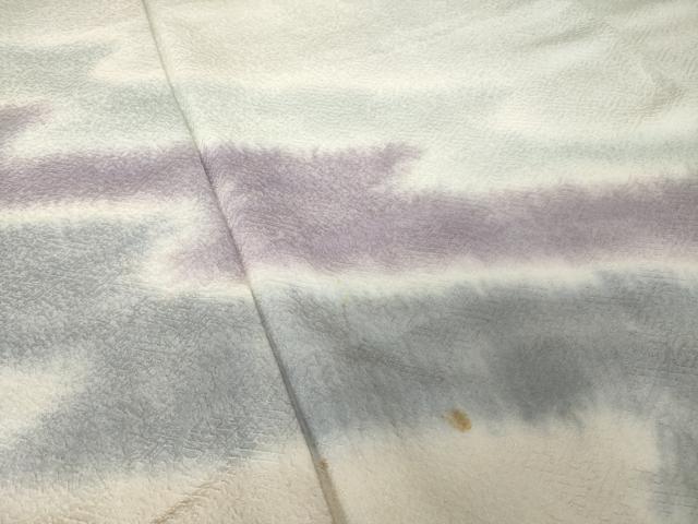 平和屋着物●訪問着　絞り　流水文　暈し染め　高島屋扱い　正絹　逸品　AABK7459ck