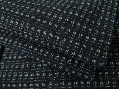 平和屋着物●男性　久留米絣　綿　逸品　AABK7464ck