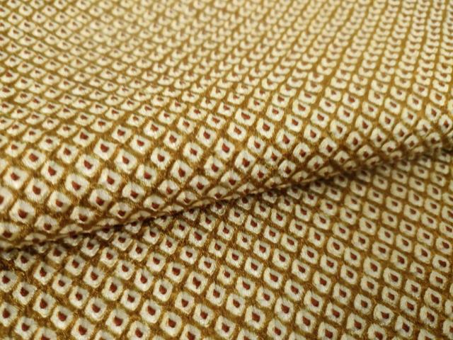 平和屋着物●大変加工の良い総絞り小紋　正絹　逸品　AABK7468ck