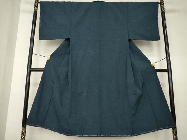 平和屋着物●男性　紬　霞文　正絹　逸品　未使用　AABK7471ck