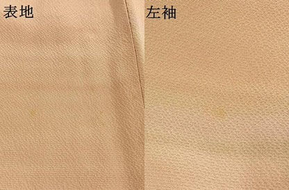 平和屋着物●染色作家　斉藤三才　小紋　霞文　暈し染め　正絹　逸品　AABK7484fy