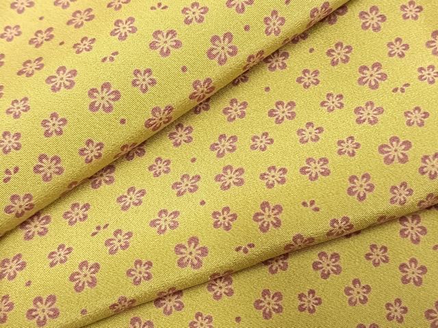 平和屋着物●長襦袢　無双仕立て　花尽くし　正絹　逸品　AABK7487fy
