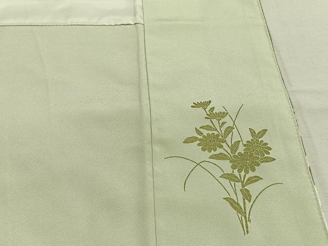 平和屋着物●訪問着　花鳥文　暈し染め　金彩　正絹　逸品　AABK7489fy