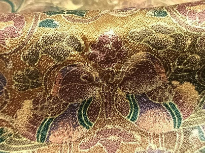 平和屋着物●訪問着　花鳥文　暈し染め　金彩　正絹　逸品　AABK7490fy