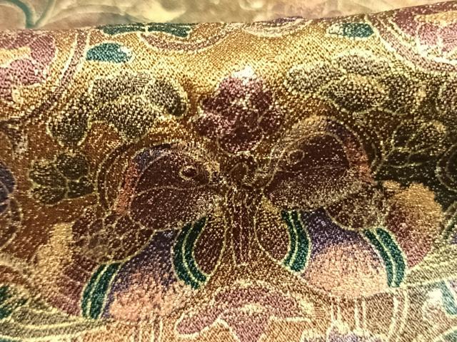 平和屋着物●訪問着　花鳥文　暈し染め　金彩　正絹　逸品　AABK7490fy