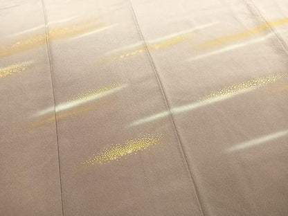 平和屋着物●人間国宝　福田喜重　刺繍　訪問着　霞文　暈し染め　金彩　正絹　逸品　AABK7491fy