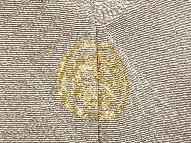 平和屋着物●人間国宝　福田喜重　刺繍　訪問着　霞文　暈し染め　金彩　正絹　逸品　AABK7491fy