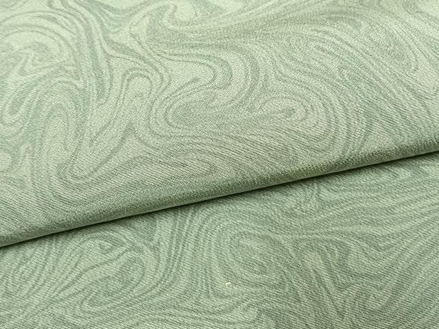 平和屋着物●上質な小紋　墨流し文様　正絹　逸品　AABK7493fy