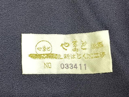 平和屋着物●越後十日町の一流染匠　桐屋・翠山工房　訪問着　絞り　辻が花　金彩　やまと金ラベル　正絹　逸品　AABK7494fy