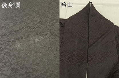 平和屋着物●訪問着　花唐草文　暈し染め　金銀彩　正絹　逸品　AABK7505fy