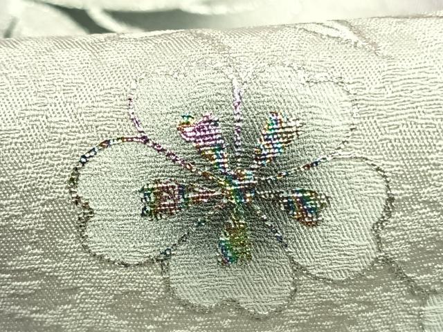 平和屋着物●訪問着　花唐草文　暈し染め　金銀彩　正絹　逸品　AABK7505fy